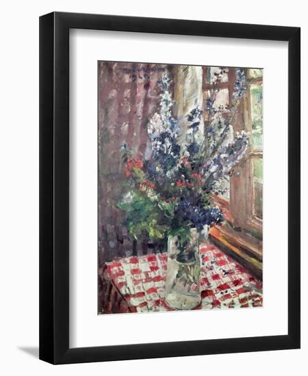 Larkspur, 1924-Lovis Corinth-Framed Premium Giclee Print