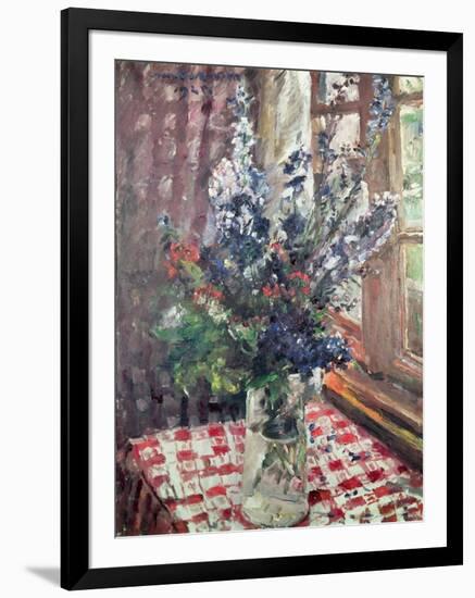 Larkspur, 1924-Lovis Corinth-Framed Giclee Print