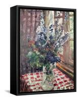 Larkspur, 1924-Lovis Corinth-Framed Stretched Canvas