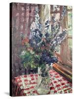 Larkspur, 1924-Lovis Corinth-Stretched Canvas