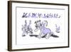 Larkspur - Jack & Jill-Dorthea Cooke-Framed Giclee Print