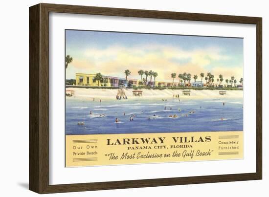 Larkway Villas, Panama City, Florida-null-Framed Art Print