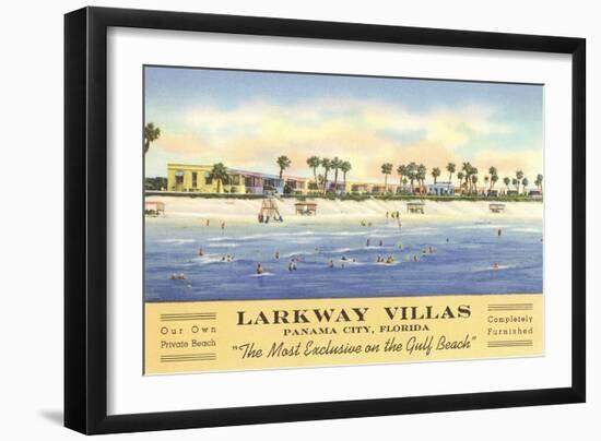 Larkway Villas, Panama City, Florida-null-Framed Art Print