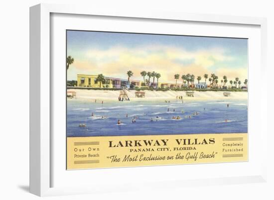 Larkway Villas, Panama City, Florida-null-Framed Art Print