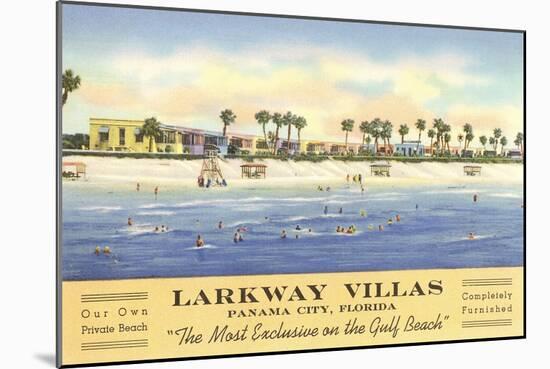Larkway Villas, Panama City, Florida-null-Mounted Art Print