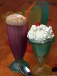 Ka-dinks 5-ounce Sundae Glassesand 17-ounce Soda Glasses, Concord, New Hampshire-Larry Crowe-Photographic Print