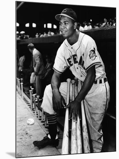 Larry Doby (1923-2003)-null-Mounted Giclee Print