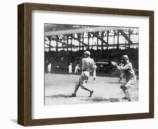 Larry Doyle, NY Giants, Baseball Photo No.1 - New York, NY-Lantern Press-Framed Art Print