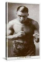 Larry Gains, Canadian Boxer, 1938-null-Stretched Canvas