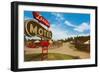 Larry's Vintage Motel-null-Framed Art Print