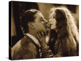 Lars Hanson and Lillian Gish: The Wind, 1928-null-Stretched Canvas