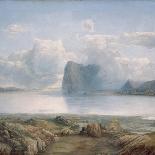 The Tarn, 1865 (Oil on Canvas)-Lars Hertervig-Giclee Print