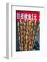 Larvae on Skewers for Sale at Dong Hua Men Night Market, Beijing, China, Asia-Gavin Hellier-Framed Photographic Print