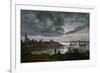 Larvik by Moonlight-Johan Christian Clausen Dahl-Framed Giclee Print