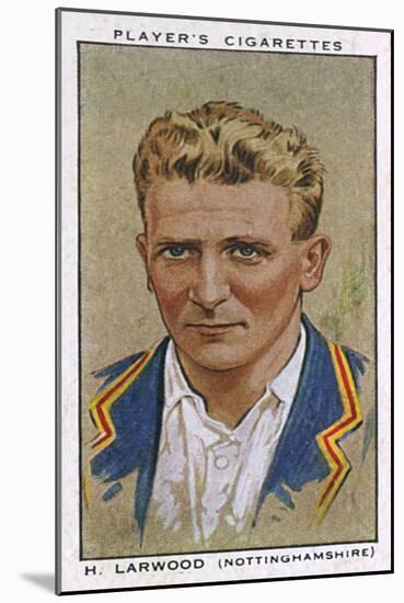 Larwood, Cricketer-null-Mounted Art Print