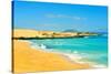 Las Alzadas Beach in Natural Park of Dunes of Corralejo in Fuerteventura, Canary Islands, Spain-nito-Stretched Canvas