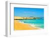 Las Alzadas Beach in Natural Park of Dunes of Corralejo in Fuerteventura, Canary Islands, Spain-nito-Framed Premium Photographic Print