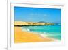 Las Alzadas Beach in Natural Park of Dunes of Corralejo in Fuerteventura, Canary Islands, Spain-nito-Framed Photographic Print