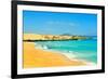 Las Alzadas Beach in Natural Park of Dunes of Corralejo in Fuerteventura, Canary Islands, Spain-nito-Framed Photographic Print