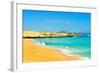 Las Alzadas Beach in Natural Park of Dunes of Corralejo in Fuerteventura, Canary Islands, Spain-nito-Framed Photographic Print