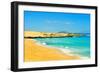 Las Alzadas Beach in Natural Park of Dunes of Corralejo in Fuerteventura, Canary Islands, Spain-nito-Framed Photographic Print