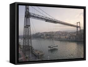 Las Arenas Transporter Bridge, UNESCO World Heritage Site, Bilbao, Euskadi, Spain-Marco Cristofori-Framed Stretched Canvas