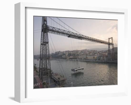 Las Arenas Transporter Bridge, UNESCO World Heritage Site, Bilbao, Euskadi, Spain-Marco Cristofori-Framed Photographic Print