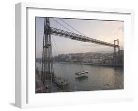 Las Arenas Transporter Bridge, UNESCO World Heritage Site, Bilbao, Euskadi, Spain-Marco Cristofori-Framed Photographic Print