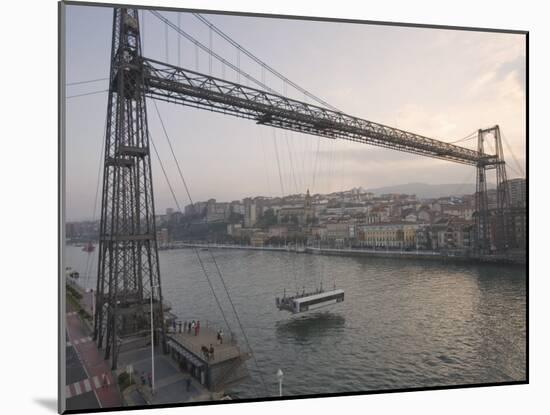 Las Arenas Transporter Bridge, UNESCO World Heritage Site, Bilbao, Euskadi, Spain-Marco Cristofori-Mounted Photographic Print