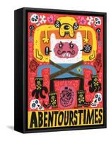 Las Aventuras de Pen-Jorge R. Gutierrez-Framed Stretched Canvas
