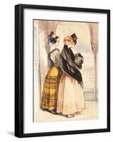Las Dos Hermanas-T^ F^ Lewis-Framed Art Print