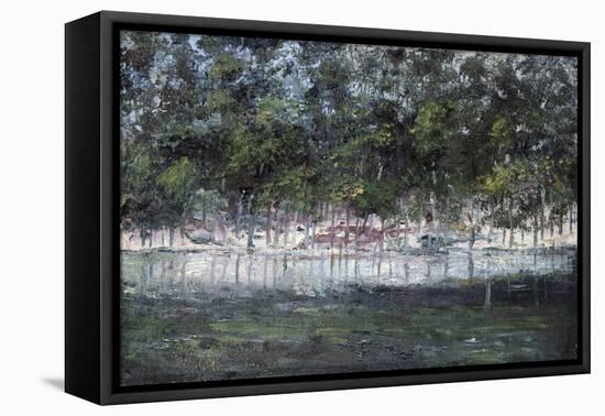 Las Fuentes de Tialpan-Joaquin Clausell-Framed Stretched Canvas
