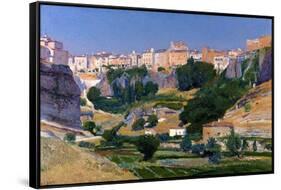 Las Huertas (Cuenca), 1910-Aureliano De Beruete-Framed Stretched Canvas