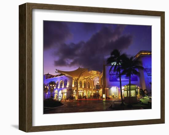 Las Islas Shopping Center, Cancun, Mexico-Walter Bibikow-Framed Premium Photographic Print