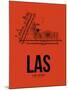 LAS Las Vegas Airport Orange-NaxArt-Mounted Art Print