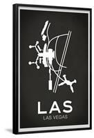LAS Las Vegas Airport-null-Framed Poster