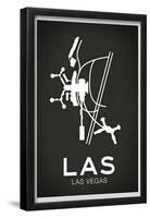 LAS Las Vegas Airport-null-Framed Poster