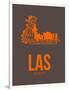 Las Las Vegas Poster 1-NaxArt-Framed Art Print