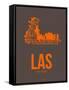 Las Las Vegas Poster 1-NaxArt-Framed Stretched Canvas