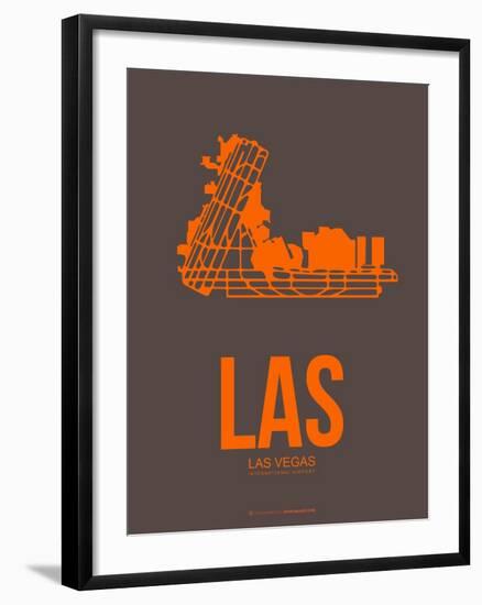 Las Las Vegas Poster 1-NaxArt-Framed Art Print