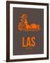 Las Las Vegas Poster 1-NaxArt-Framed Art Print