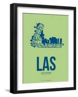 Las  Las Vegas Poster 2-NaxArt-Framed Art Print