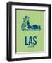 Las  Las Vegas Poster 2-NaxArt-Framed Art Print