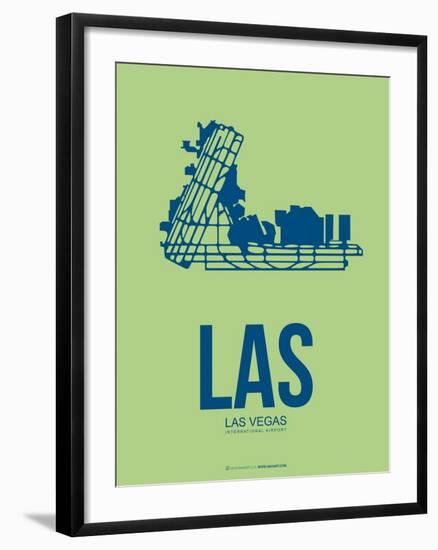 Las  Las Vegas Poster 2-NaxArt-Framed Art Print