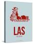 Las  Las Vegas Poster 3-NaxArt-Stretched Canvas