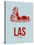 Las  Las Vegas Poster 3-NaxArt-Stretched Canvas