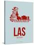 Las  Las Vegas Poster 3-NaxArt-Stretched Canvas