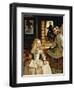 Las Meninas, Detail of the Infanta Margarita and Her Maid, 1656 (Detail)-Diego Velazquez-Framed Giclee Print