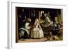 Las Meninas, Detail of the Lower Half of the Family of Philip IV (1605-65) of Spain, 1656-Diego Velazquez-Framed Giclee Print