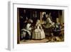 Las Meninas, Detail of the Lower Half of the Family of Philip IV (1605-65) of Spain, 1656-Diego Velazquez-Framed Giclee Print